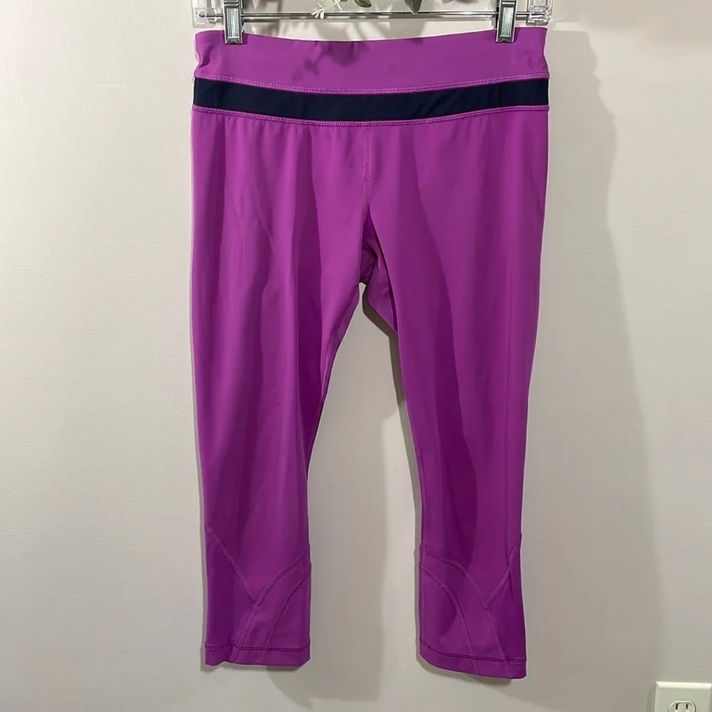 Lululemon Run Inspire Crop II Legging Purple 6
